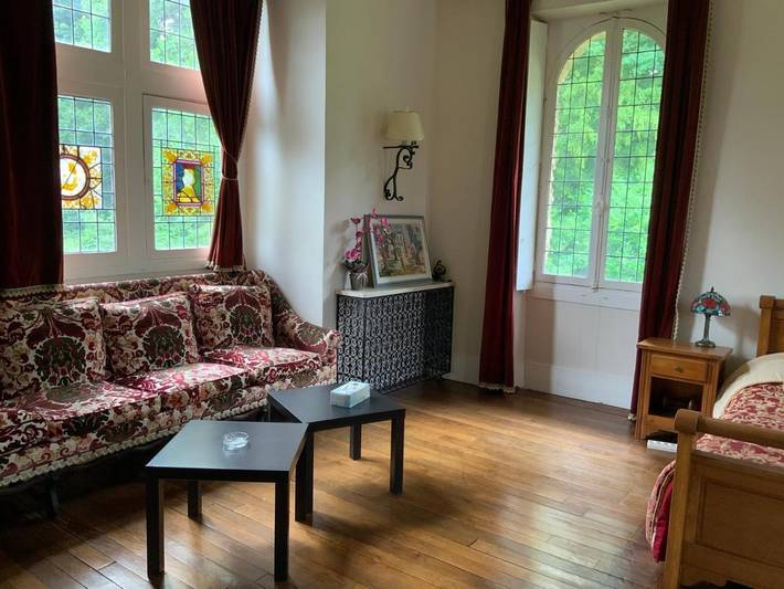 Gîte pour 2 personnes, avec Balcon et Terrasse ainsi que Jardin et Vue