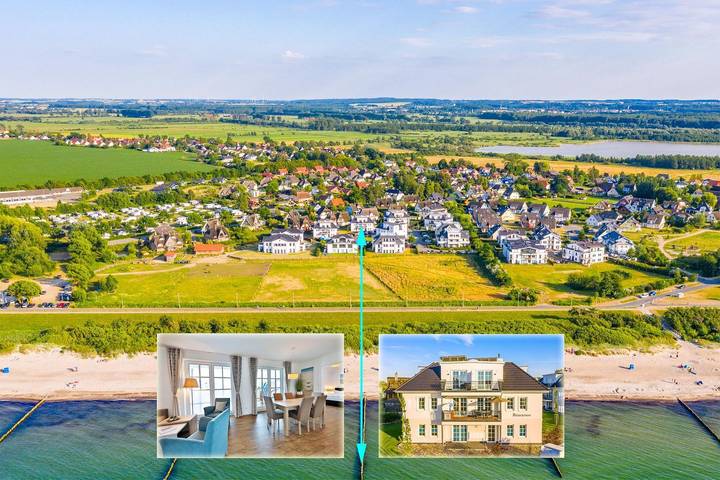 Ganze Wohnung, Haus Dünenrose We 04 "Wolkenlos" mit Meerblick und Balkon in Börgerende in Börgerende, Börgerende-Rethwisch