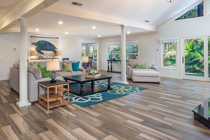 Vacation rental for 10 people, with terrace and sauna in Sea Pines