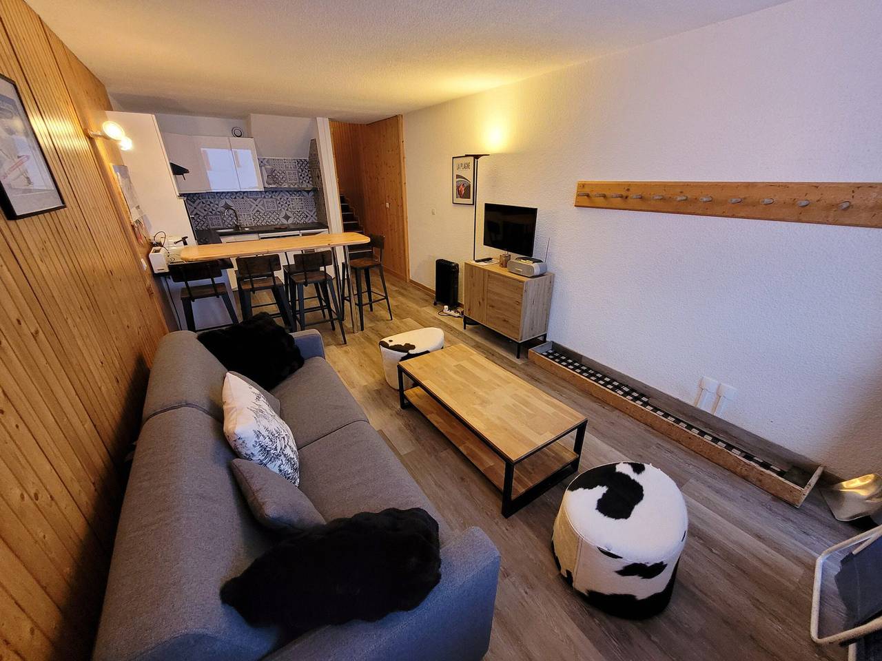 Apartamento entero, Apartamento Tríplex 2 Piezas · A Pie de Pista · Terraza in La Plagne, La Plagne-Tarentaise