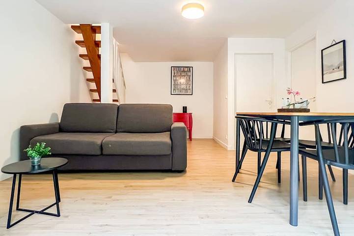 Glamping voor 4 personen, met tuin en terras, met huisdier in Annecy