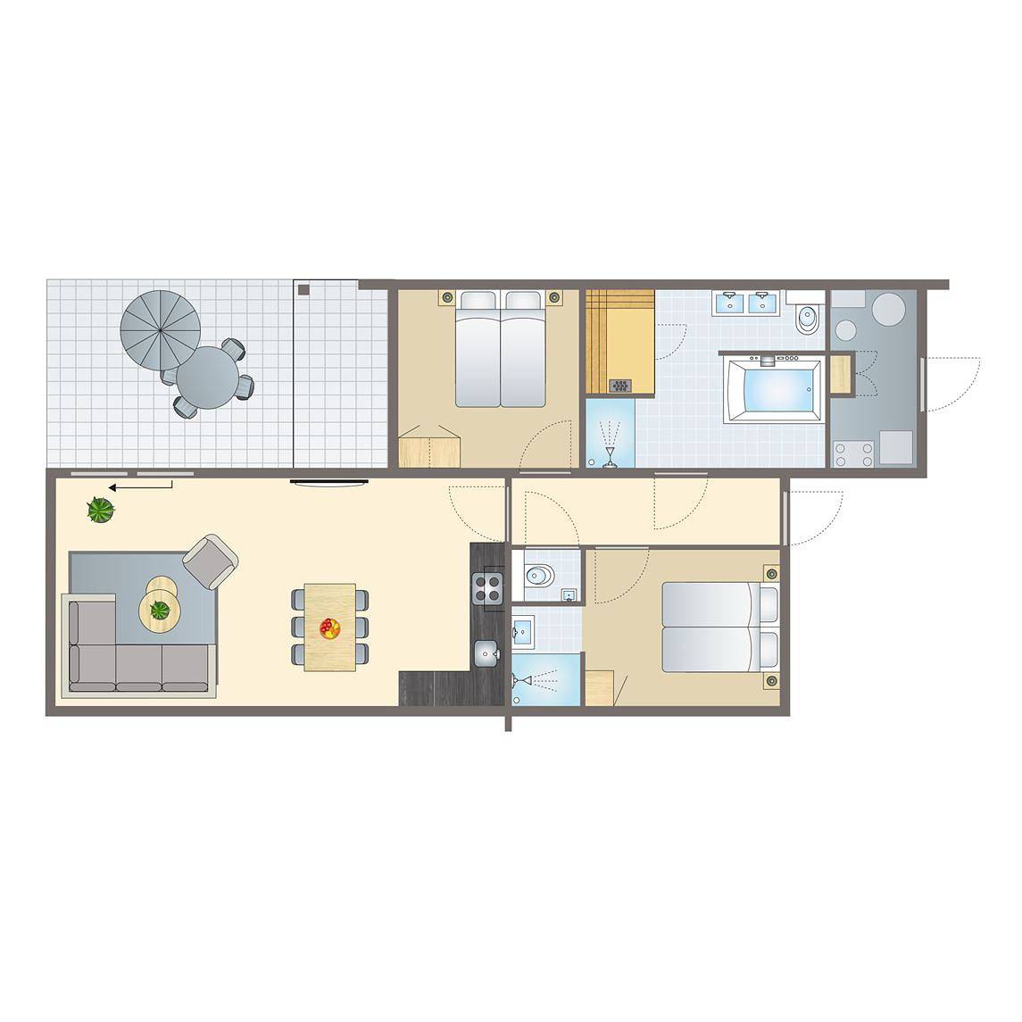 Landal Waterparc Veluwemeer — 4-persoons welness bungalow in Veluwe