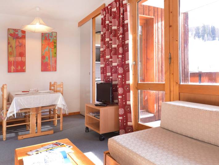 Gîte pour 4 personnes, avec balcon dans Plagne Bellecote - 2