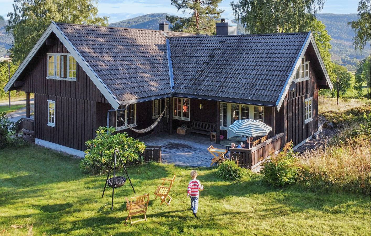 Ferienhaus für 10 Personen mit Ausblick in Kongsberg
