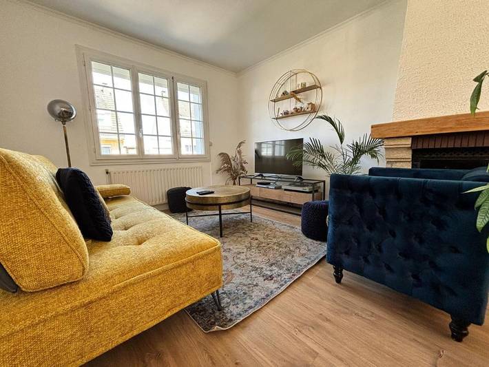 Maison de vacances pour 4 personnes, avec vue et jardin