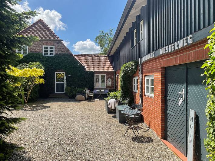 Ferienwohnung für 3 Personen, mit Terrasse und Garten in Wanderup