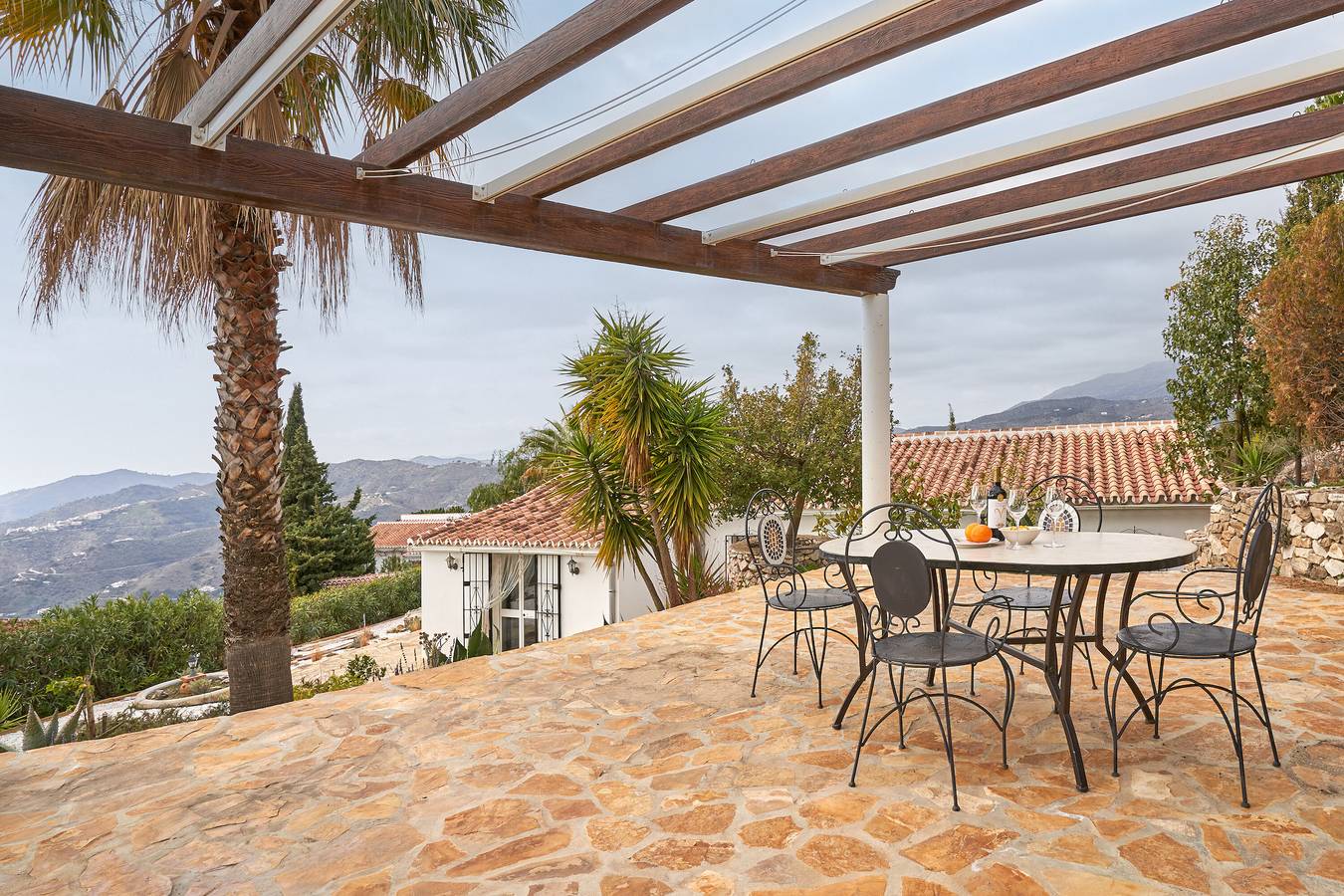Villa 'Marvellous Private  Cómpeta' with Sea View, Wi-Fi and Air Conditioning in Cómpeta, Málaga Province