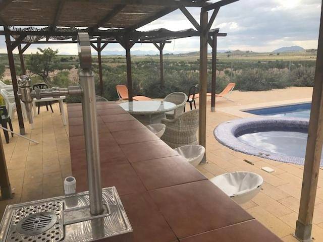 Casa rural para 15 personas, con vistas además de piscina y terraza, Se admiten mascotas en Valle de Ricote - 4