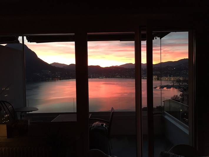 Ferienwohnung für 2 Personen, mit Balkon und Terrasse sowie Seeblick in Lugano - 4