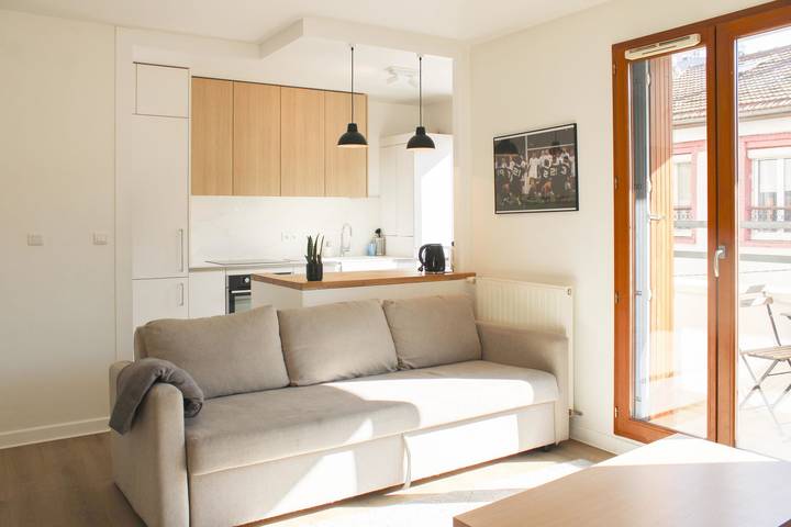 Appartement de vacances pour 8 personnes, avec balcon, adapté aux familles à Saint-Denis