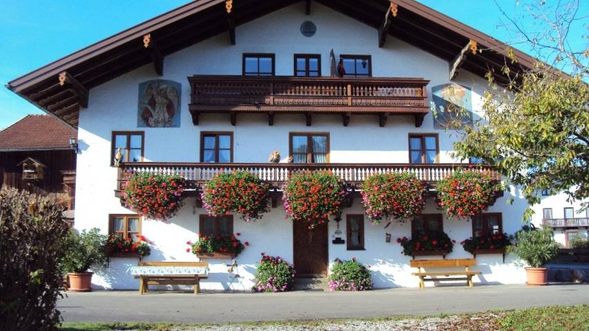 Appartamento per 2 persone, con balcone, adatto a famiglie con bambini in Chiemsee