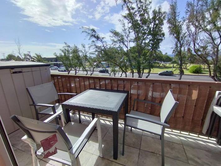 Gîte pour 3 personnes, avec terrasse et vue dans Le Barachois Saint Denis