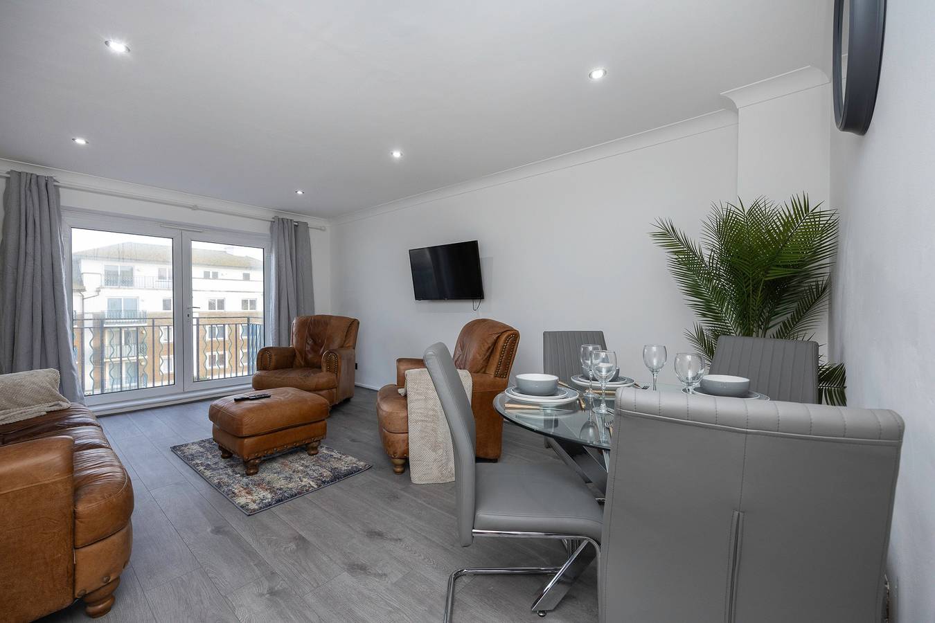Ganze Ferienwohnung, Ferienwohnung für 4 Personen mit Balkon in Brighton Marina, Brighton