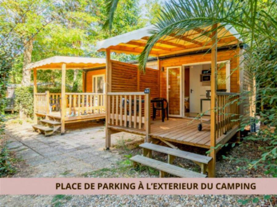 Camping Ushuaïa Villages Les Fougères - Stacaravan 2 personen - 1 slaapkamer geschakeld Of zonder parkeerplaats in Rivedoux-Plage, Ile de Re