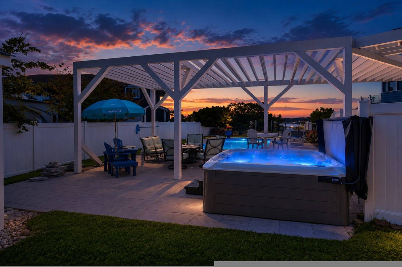 Luxury! Waterfront Paradise / Pool, Hot Tub, Beach / Pt 300 in Sandbridge, Virginia Beach
