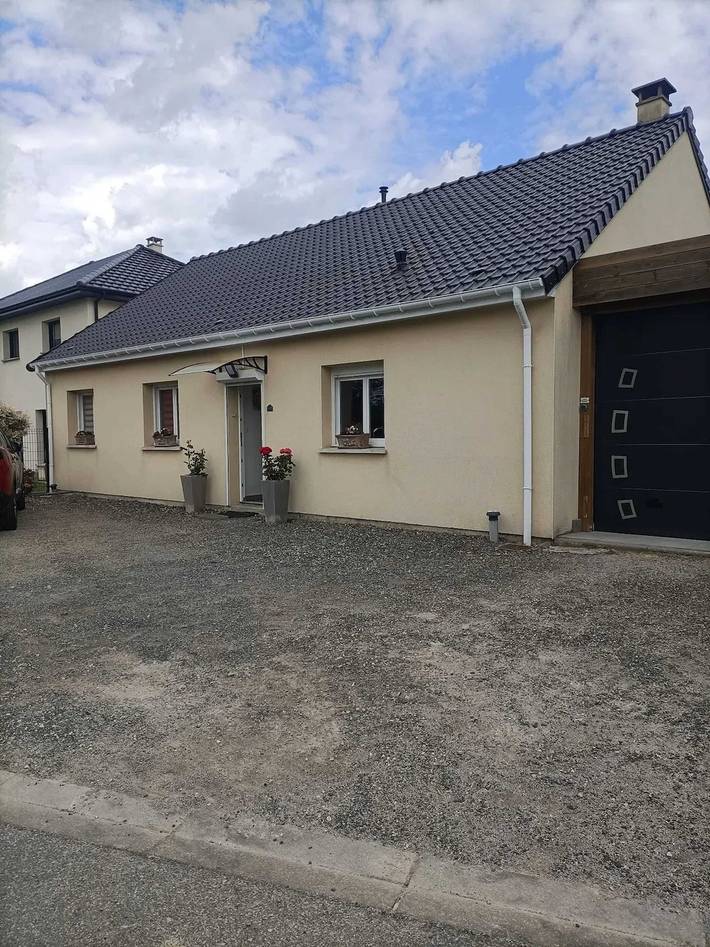 Location de vacances pour 5 personnes, avec terrasse, animaux acceptés dans Estrée-Blanche