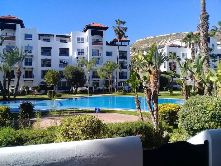 Holiday rental for 2 people, with balcony and garden in Agadir