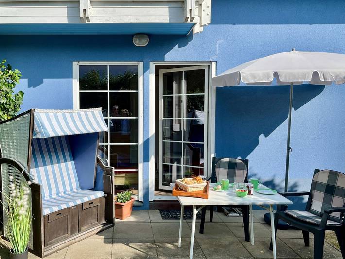 Bungalow für 2 Personen, mit Terrasse und Garten