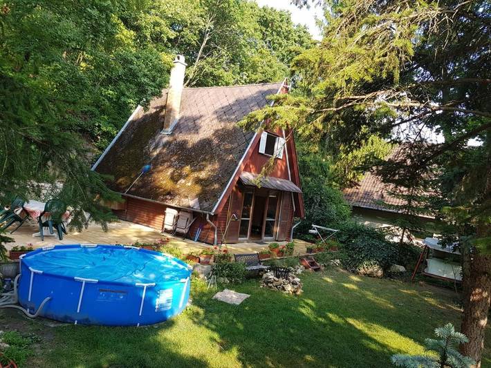 Domek letniskowy dla 6 osób, z Taras i Ogród oraz Basen i Widok w Węgry