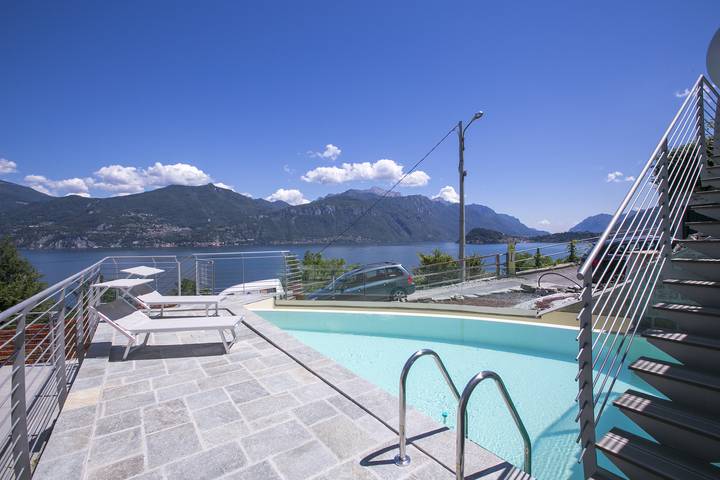 Penthouse pour 10 personnes, avec terrasse ainsi que piscine et vue sur le lac, adapté aux familles dans Menaggio - 3