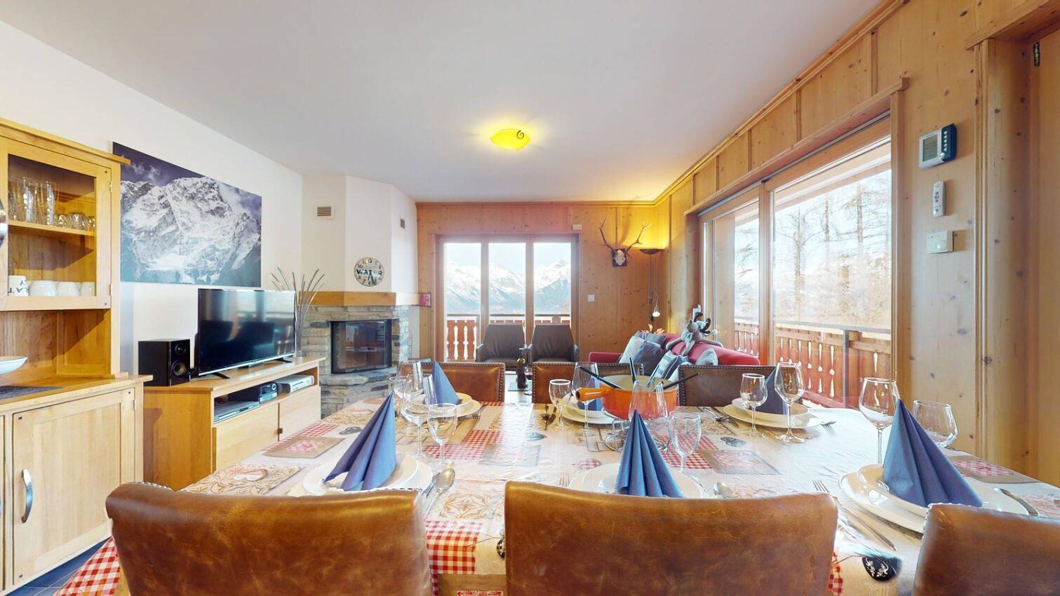 Ganze Wohnung, Hauts de Veysonnaz Hv1 010 - Sauna apartment 6 per in Veysonnaz, Walliser Alpen