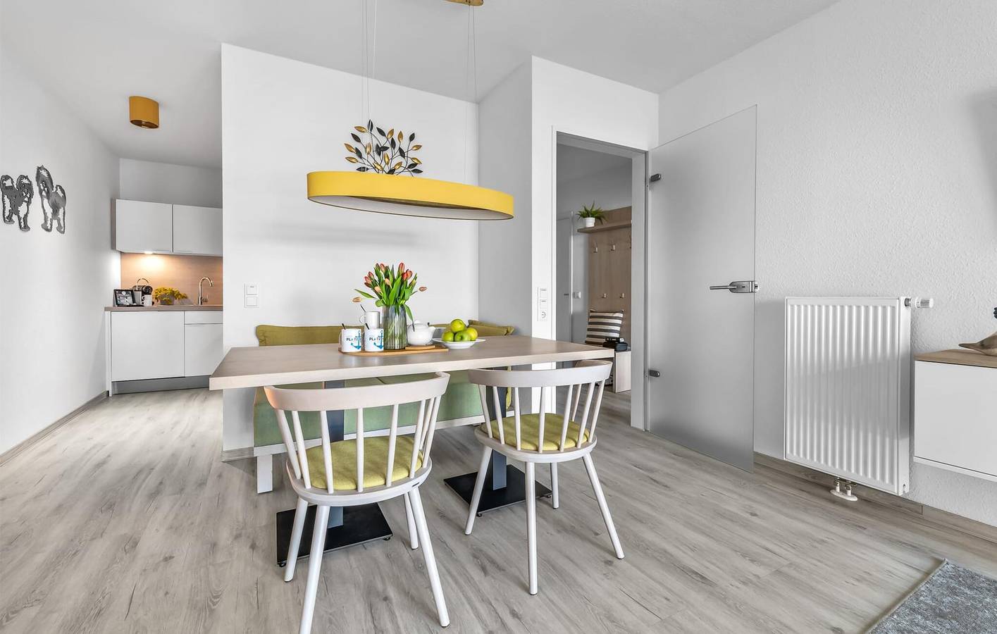 Ganze Ferienwohnung, Apartment mit Meerblick, Terrasse und Parkplatz, 400 m vom Strand entfernt in Olpenitz, Kappeln