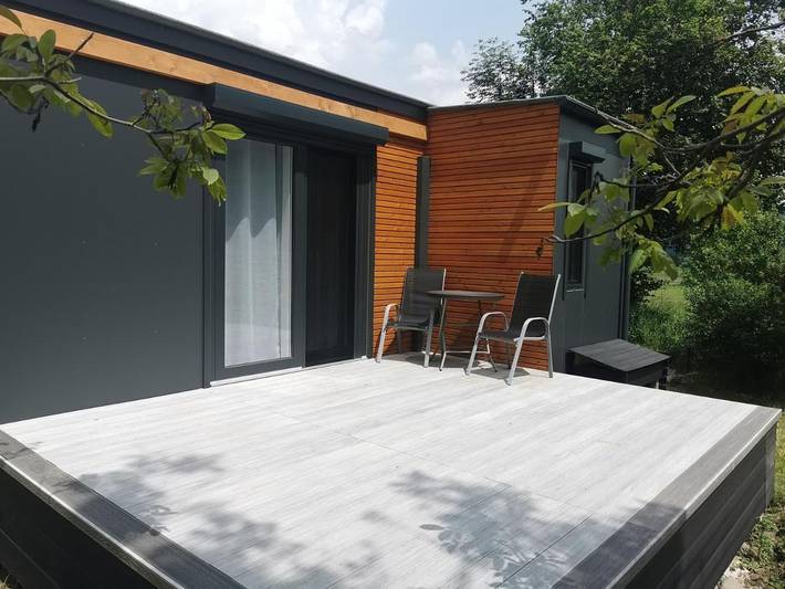 Ferienhaus für 2 Personen, mit Terrasse und Garten sowie Ausblick