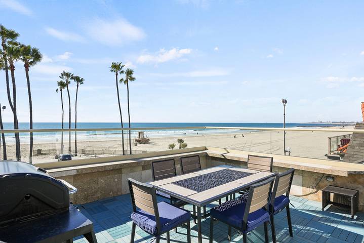 Vacation rental for 6 people, with balcony and ocean view, with pets in Orange County