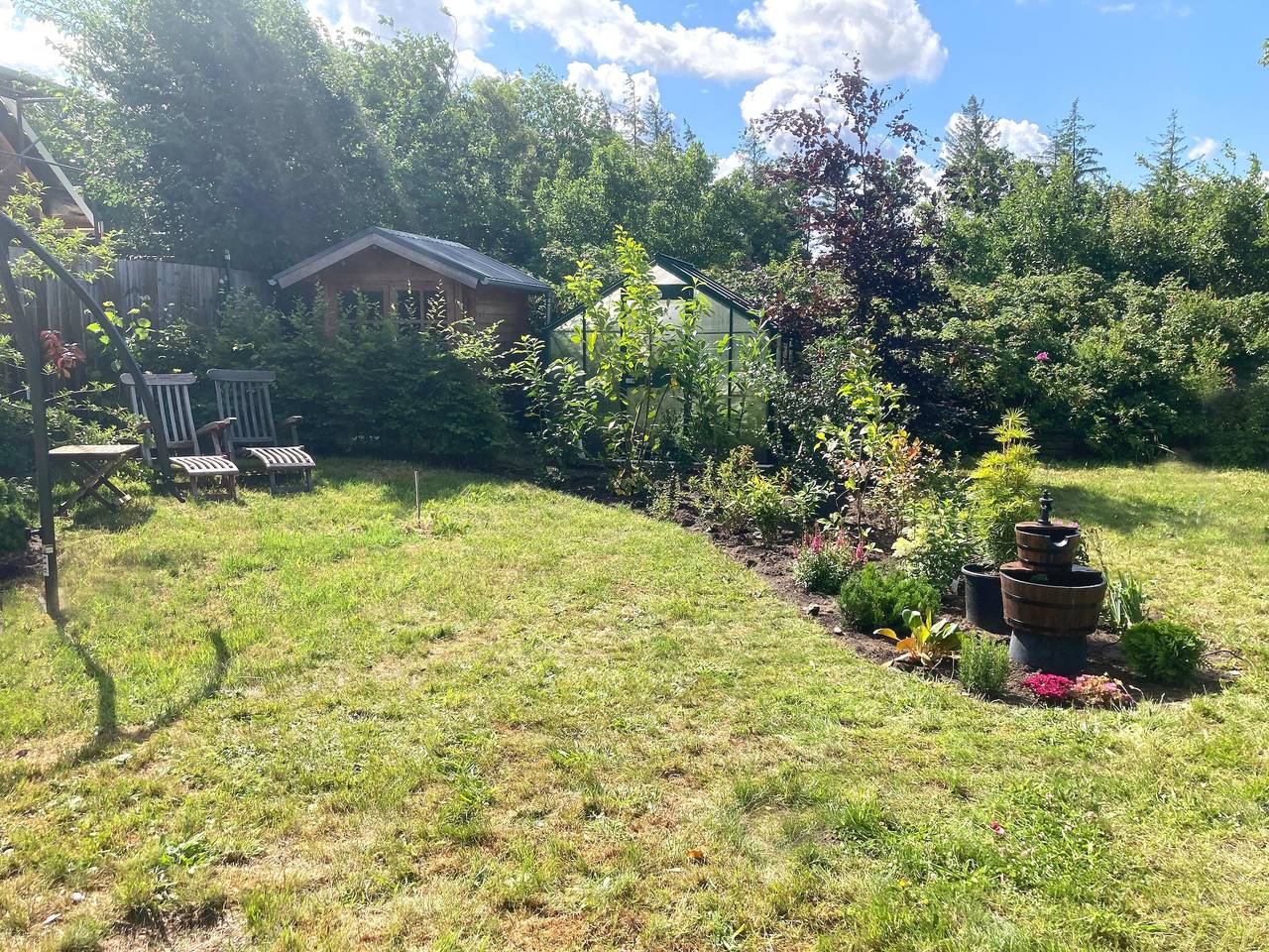 Ganze Wohnung, Ferienwohnung 'Antikhuus' mit privater Terrasse, privatem Garten und Wlan in Lütjenholm, Grünes Binnenland