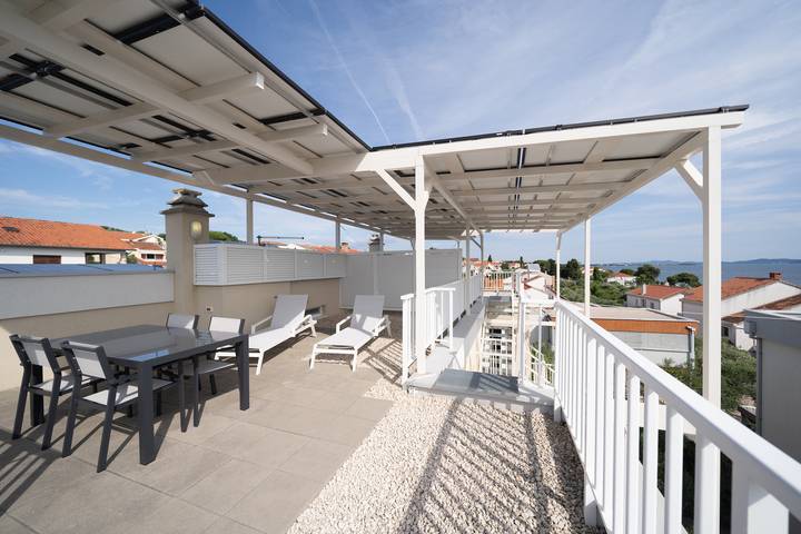 Ganze Wohnung, Sunadria Apartments-A4 one bedroom in Strand Kožino, Zadar (Kommun)