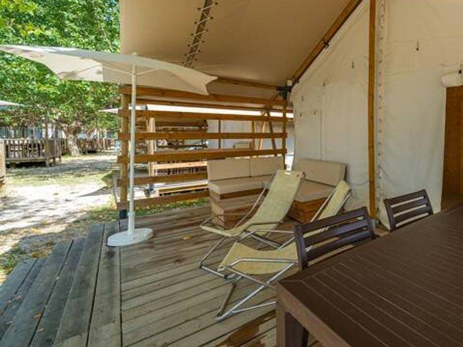 Romagna Family Resort - Tienda de campaña 6 personas - Tienda Safari | 2 Dormitorios | 4/6 Personas | 1 Baño in Riccione, Provincia de Rimini