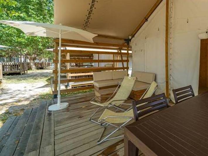 Zelt für 6 Personen, mit Kinderpool in Riccione - 4