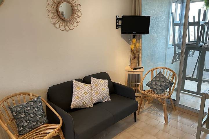 Appartement entier, Appartement T2, face à la mer in Frontignan, Côte méditerranéenne (France)