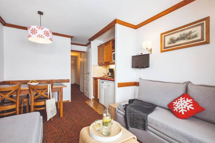 Gîte pour 4 personnes, avec sauna et balcon, animaux acceptés dans Plagne Soleil - 4