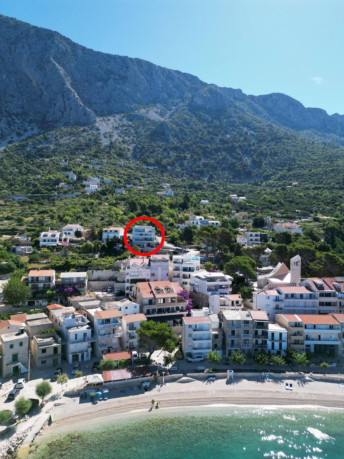 Cijeli apartman, Četverosobni apartman s terasom i pogledom na more Drašnice, Makarska A-21341-b in Drašnice, Makarska rivijera