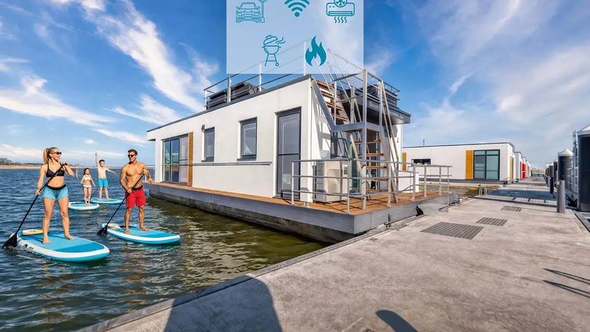 Ferienhaus für 4 Personen, mit Balkon