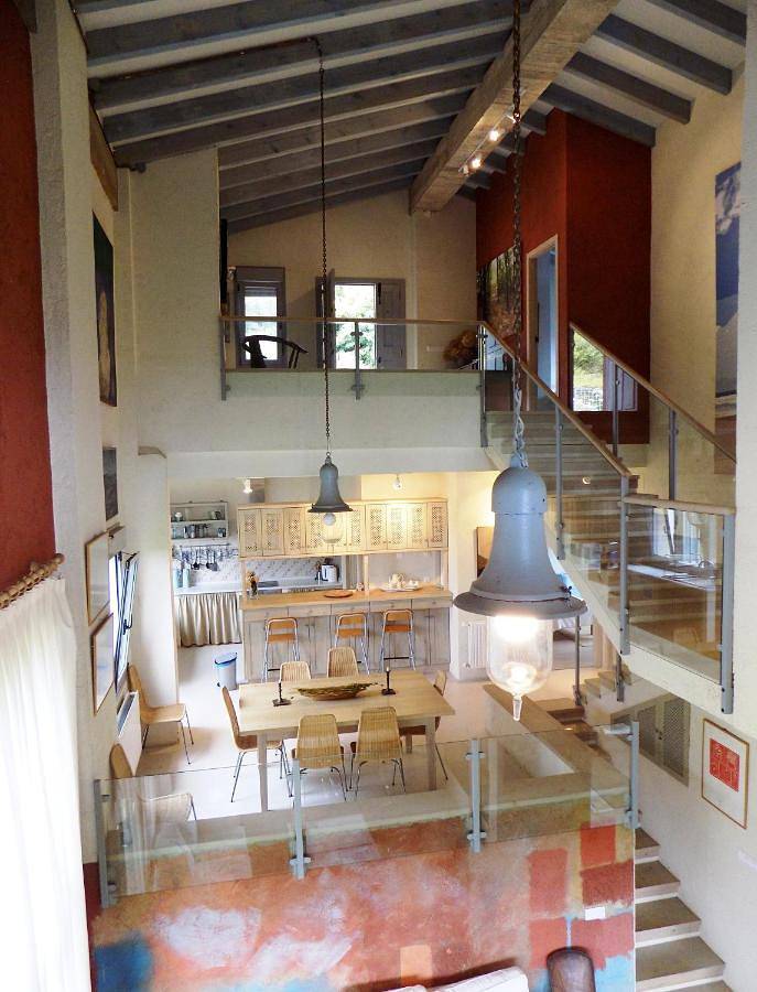 Chambre d’hôte pour 3 personnes, avec Balcon et Terrasse ainsi que Jardin et Vue