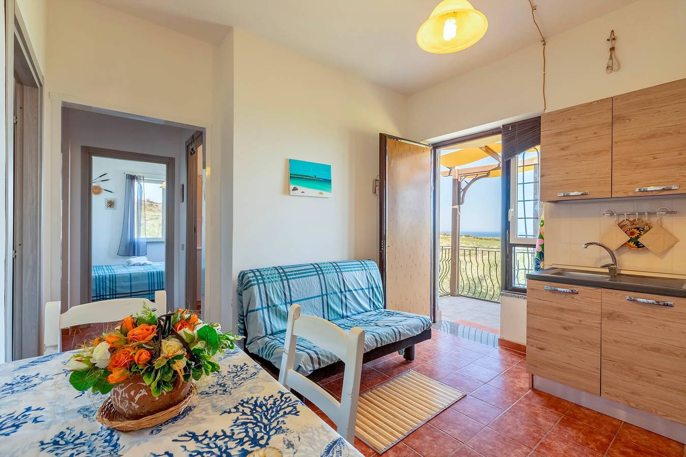 Villa 'Il Giglio Rosa' con Vista Mare, Terrazza Privata e Giardino Privato in Sorso, Provincia di Sassari