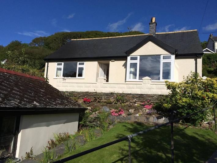 Holiday rental for 5 people, with Hot tub and Terrace as well as Garden and View in Fairbourne
