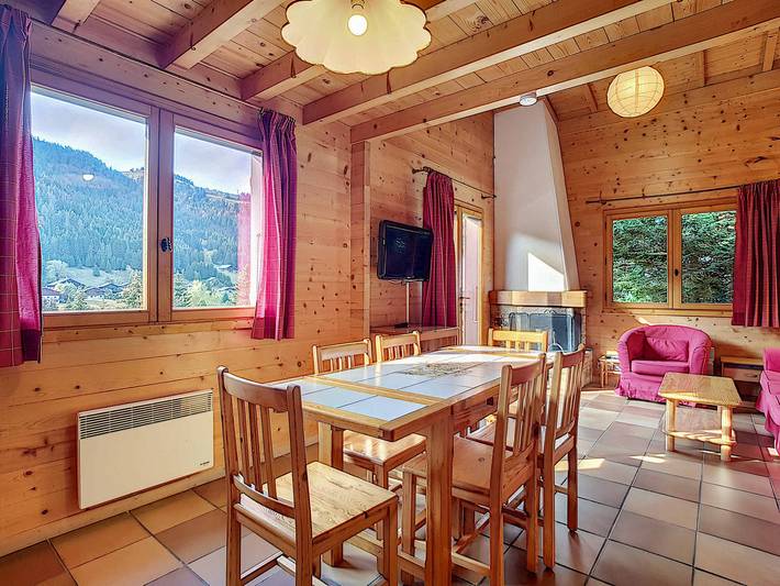 Chalet pour 6 personnes, avec balcon, animaux acceptés à La Clusaz - 3