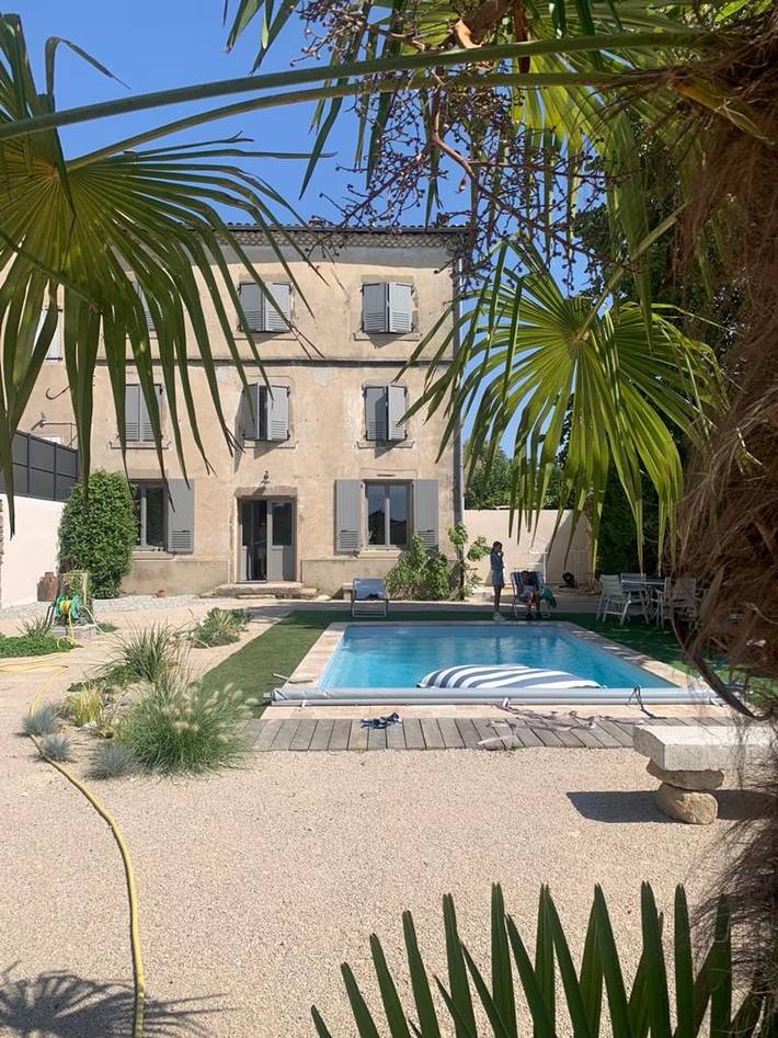 Maison de vacances « La Maison des Remparts » avec piscine privée, Wi-Fi et climatisation in Clérieux, Région de Valence