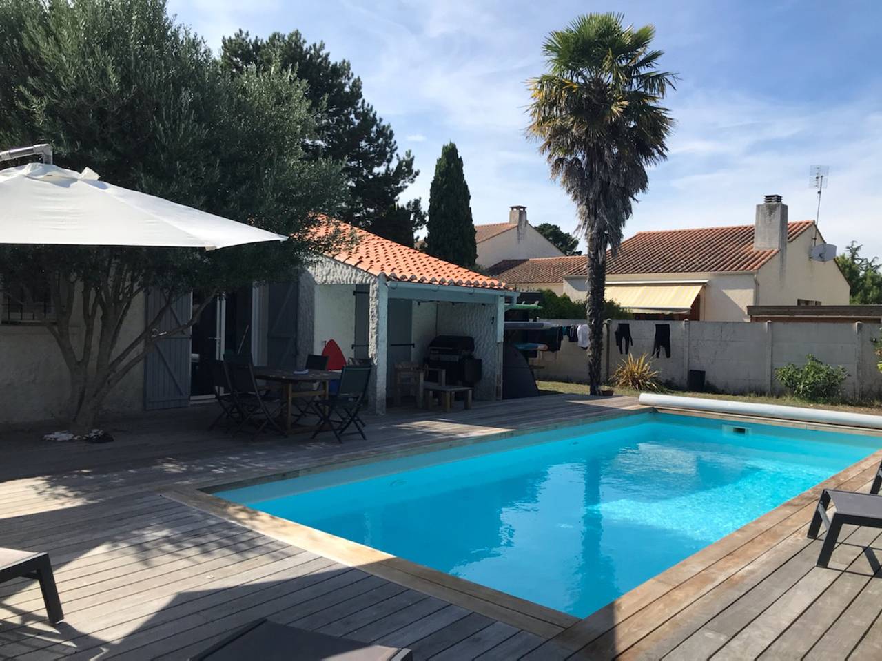 House with terrace and private pool near the beach in Saint-Vincent-sur-Jard, Vendée