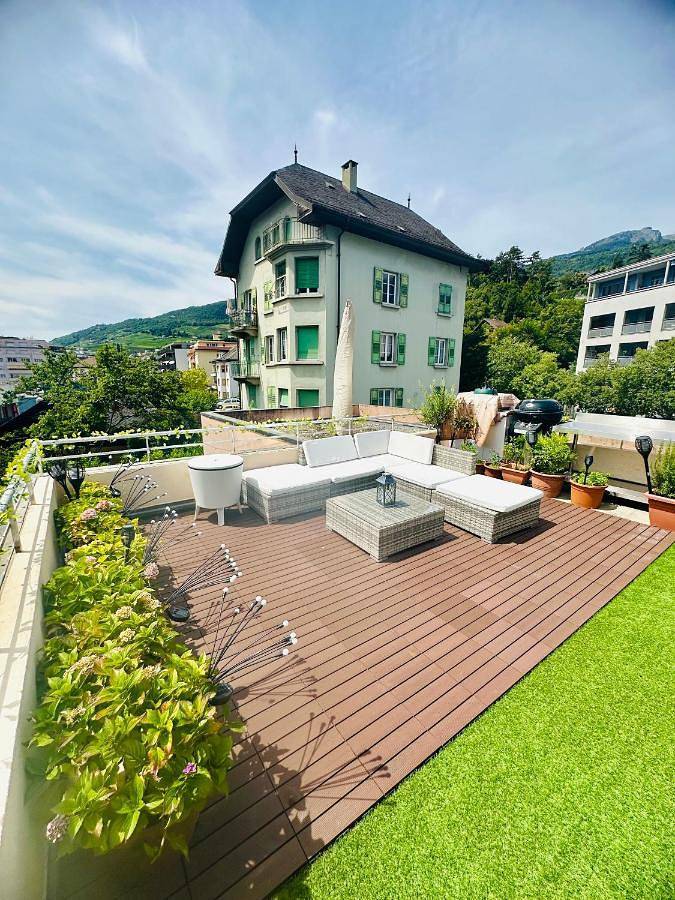 Gîte pour 6 personnes, avec terrasse à Sierre - 4