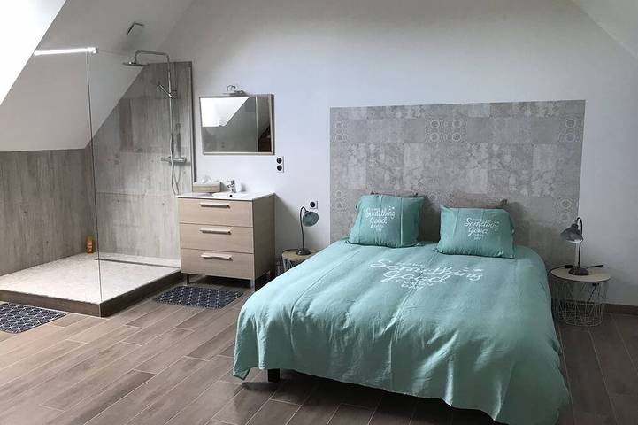 Chambre d’hôte pour 5 personnes, avec Jardin