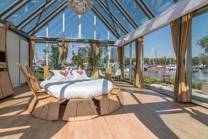B&B für 2 Personen, mit Seeblick und Terrasse sowie Ausblick und Garten in den Niederlande - 4