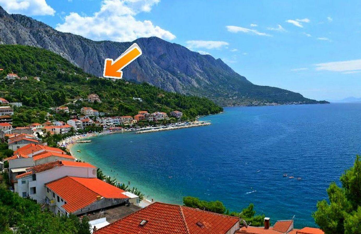 House Miroslav in Podgora, Makarska Riviera
