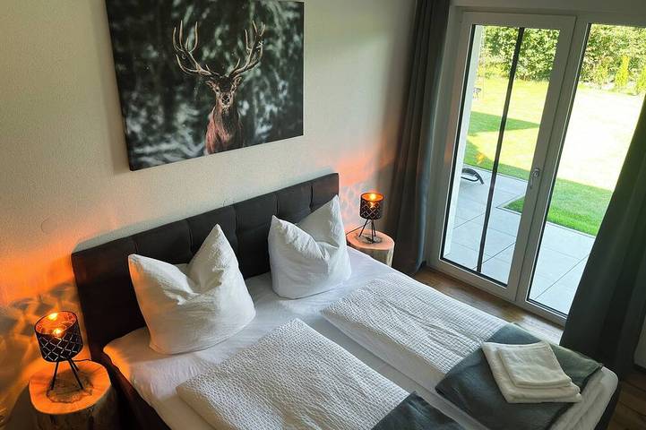 Ferienwohnung für 4 Personen, mit Garten und Whirlpool in Ofterschwang