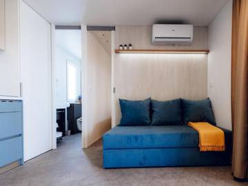 Wohnwagen für 6 Personen, mit Terrasse und Whirlpool, kinderfreundlich in Orebic