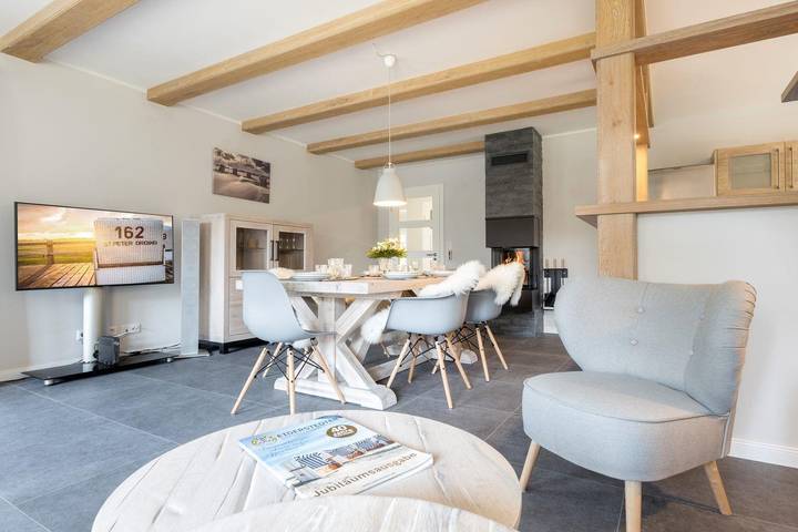 Ganze Ferienwohnung, Vörn Binnendiek (Id 376) in St. Peter-Bad, St. Peter-Ording