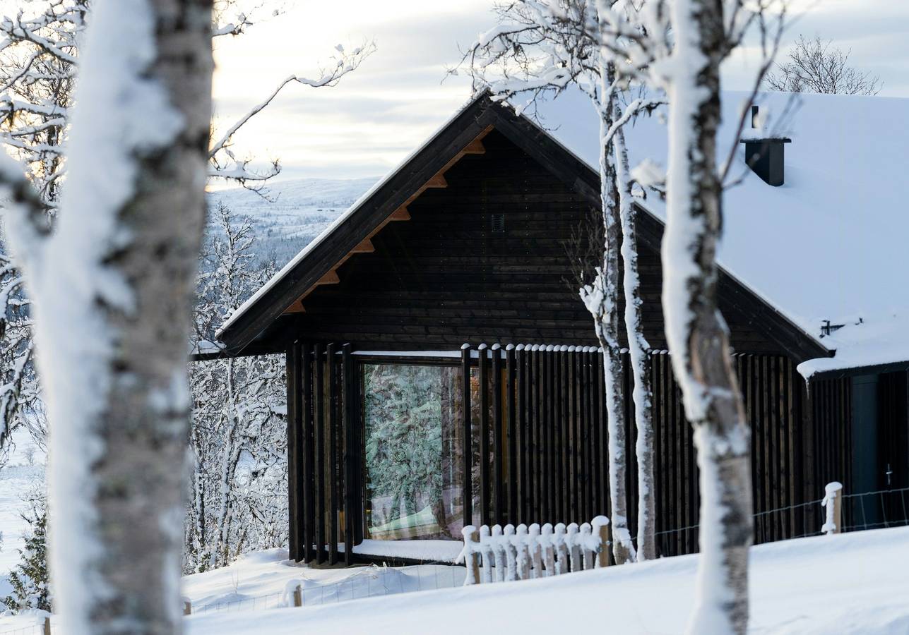 Architektenhütte mit Skipiste bei Geilo und Hemsedal in Ål